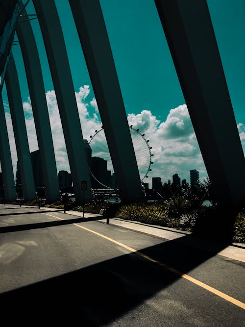 Black Metal Pillar Bridge