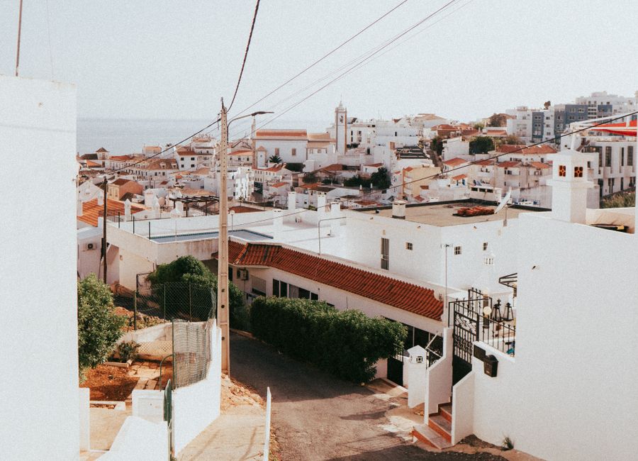 Albufeira, Portugal — streets and everyday scenes · stay connected with a Albufeira eSIM from My Holiday SIM