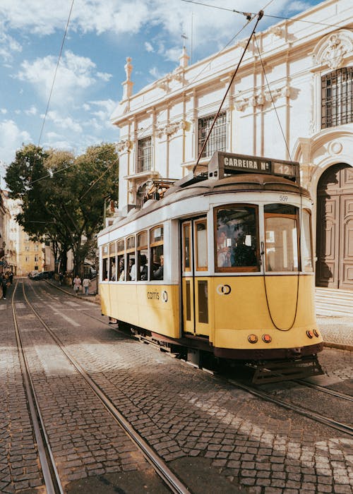 Vintage Tram in Lisbon