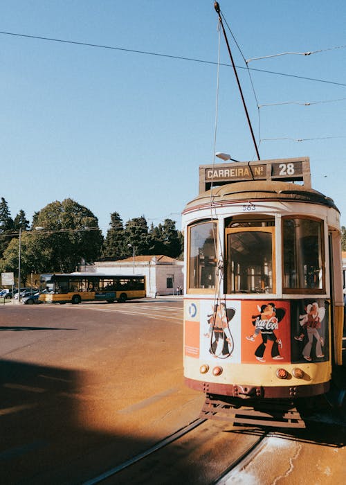 Tram on the Street