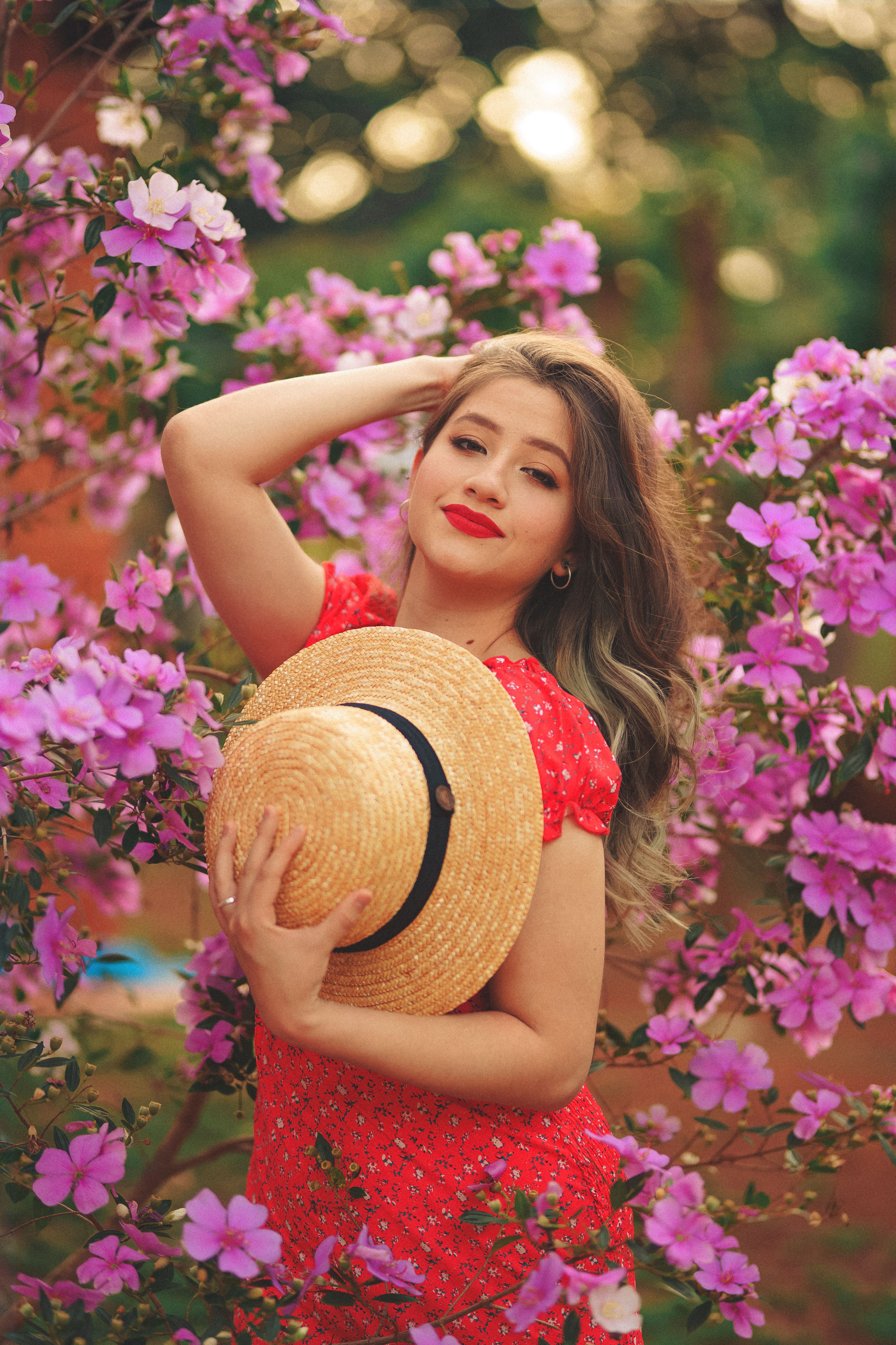 Vestido Floral Vermelho