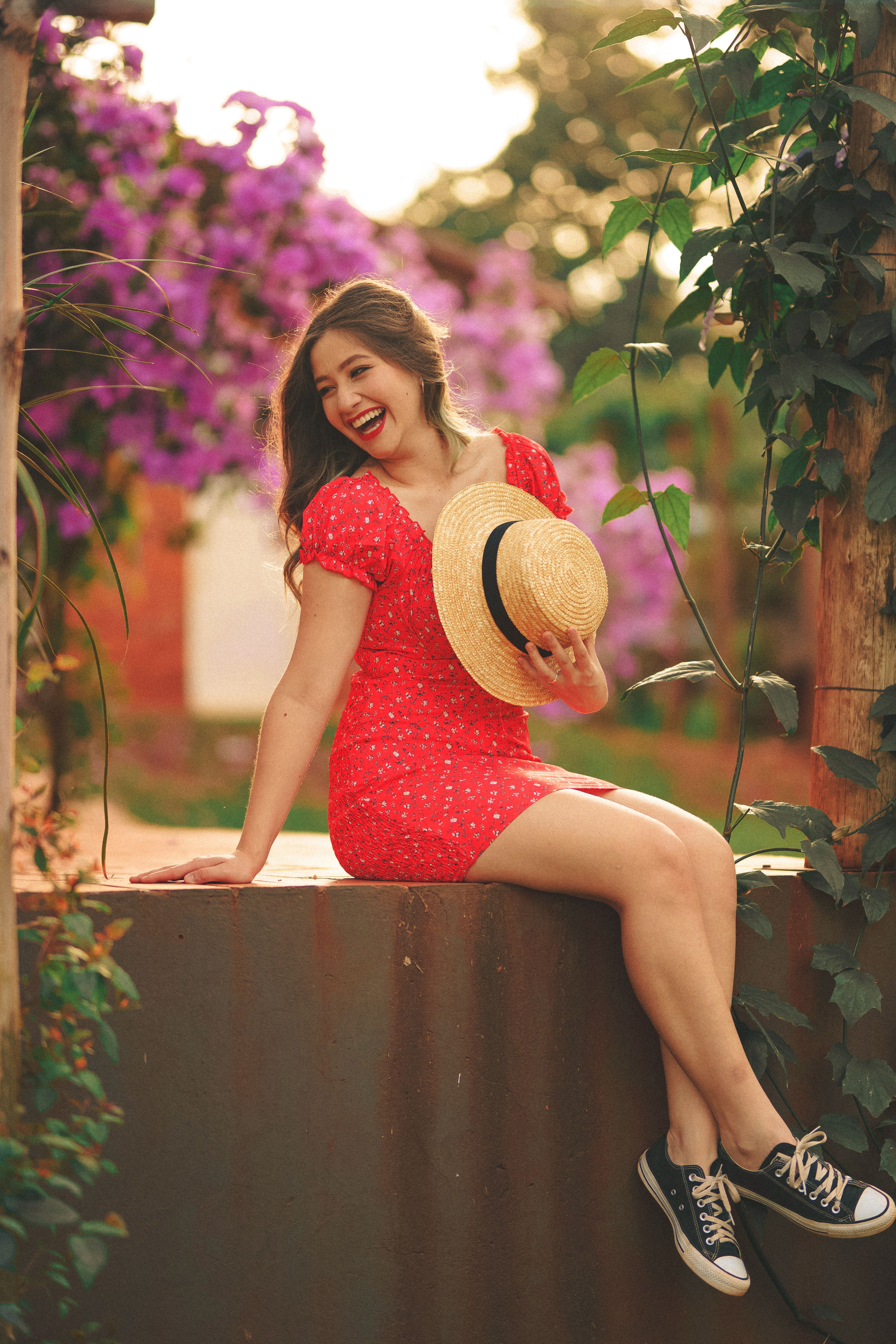 Vestido Floral Vermelho