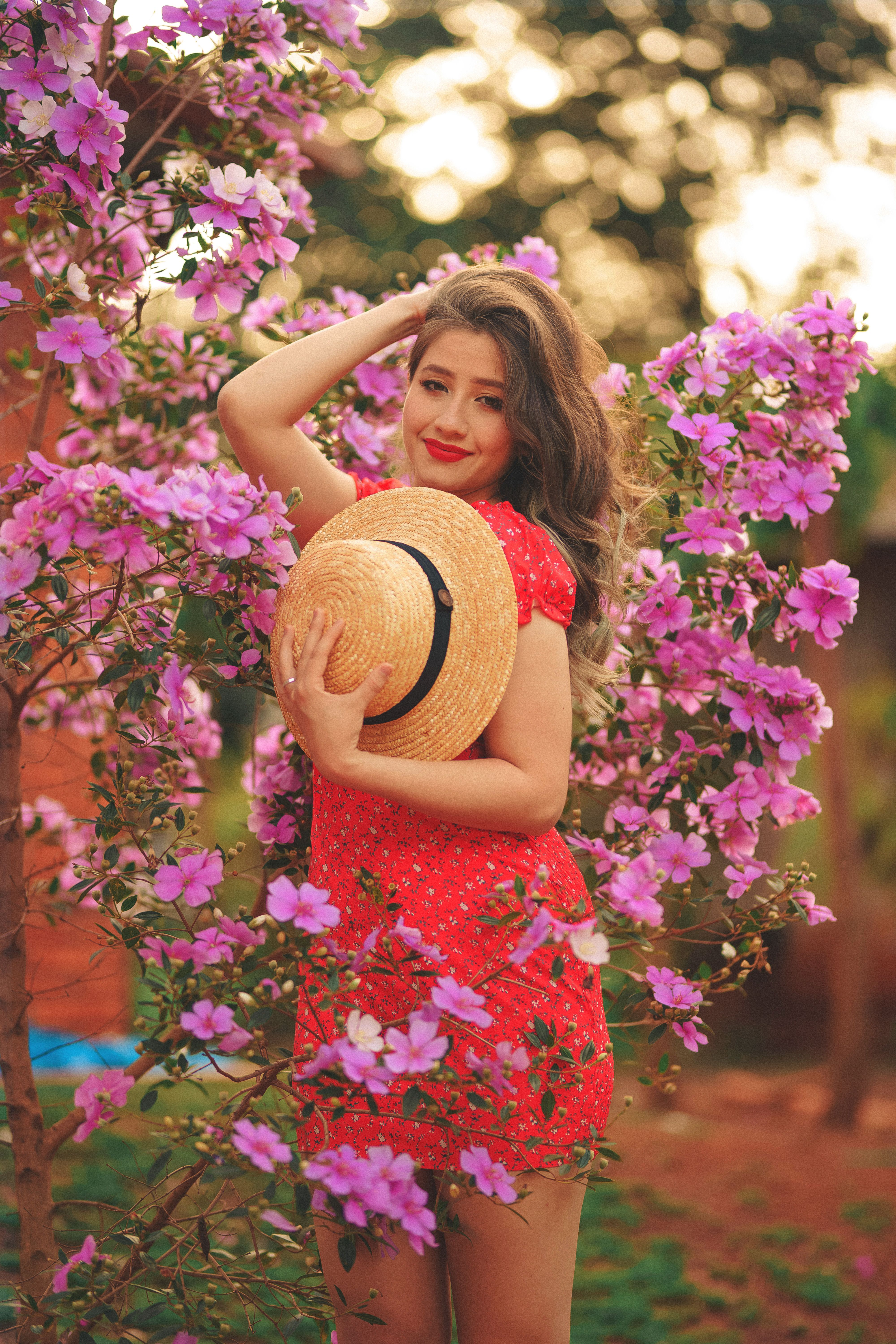 Vestido Floral Vermelho