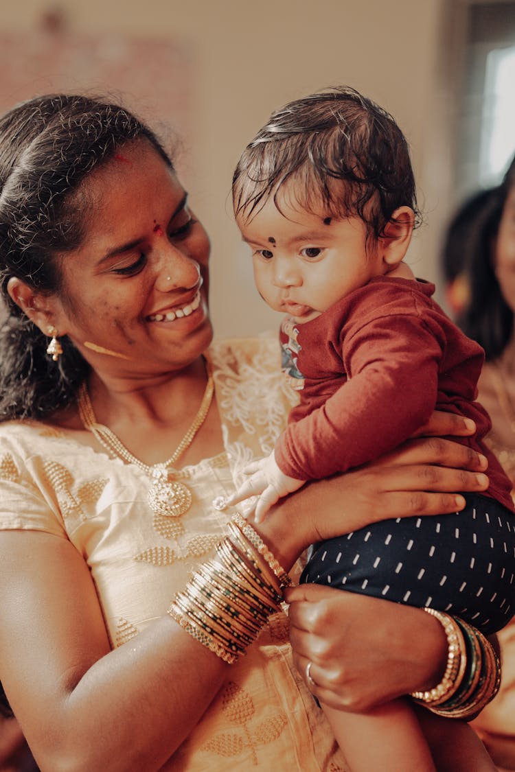 Woman Holding Baby