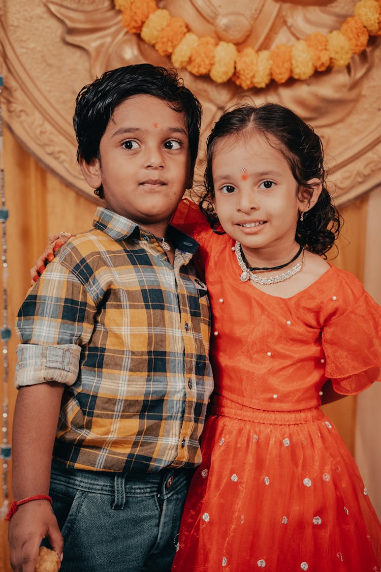 Portrait Of Two Kids 