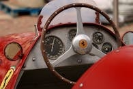 Cockpit of an Historic Ferrari Racing Car