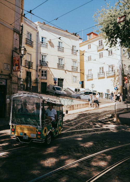 Truck on a Street in Lisbon 