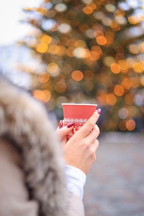 Foto stok gratis dekorasi Natal, gelas sekali pakai, hari Natal