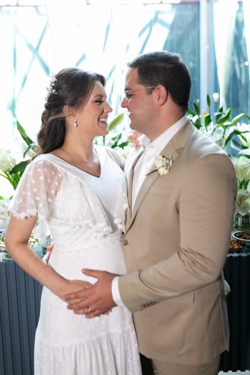 Portrait of a Wedding Couple 