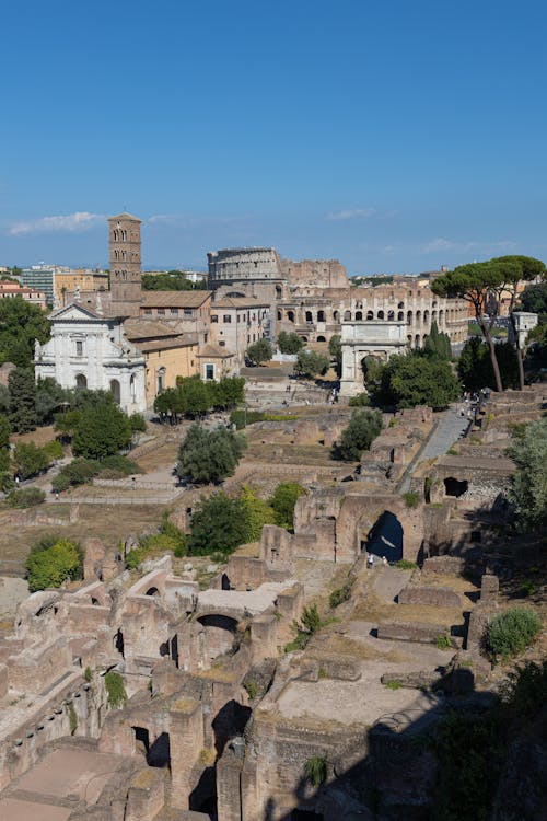 Foto stok gratis antik, Colosseum, forum romanum