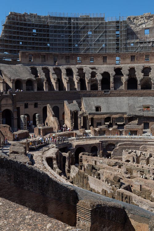 Ruins of Colosseum in Rome