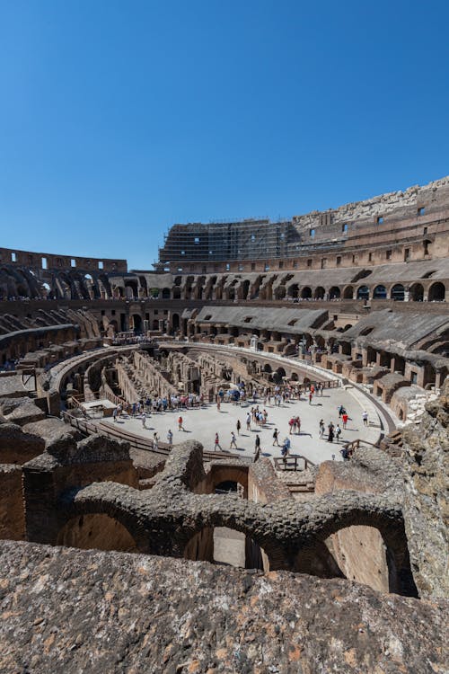 Ingyenes stockfotó amfiteátrum, Colosseum, függőleges lövés témában