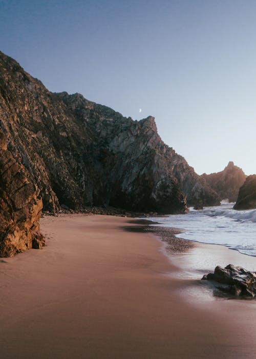 Imagine de stoc gratuită din coastă, crashing valuri, faleză