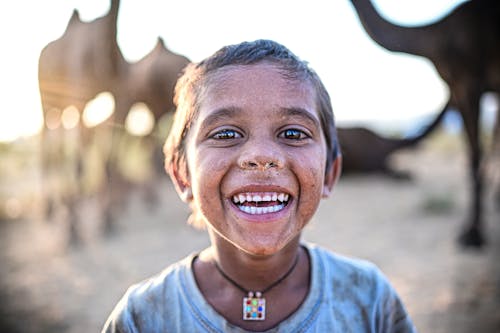 Portrait of a Boy Smiling