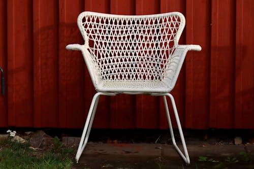 beyaz sandalye, iskemle, kapatmak içeren Ücretsiz stok fotoğraf