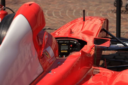 Foto gratuita en primer plano de Ferrari Formula