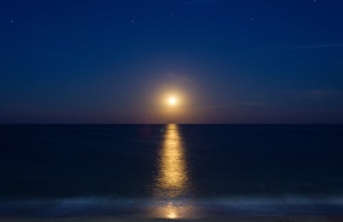 Foto profissional grátis de água, alvorecer, cair da noite