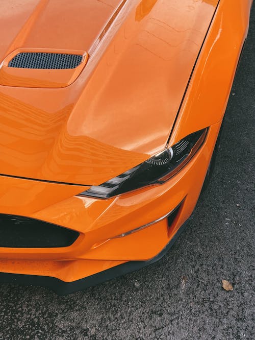 Photo of an Orange Car
