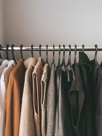 Knitwear on a clothes rail — Iryna Varanovich on Pexels