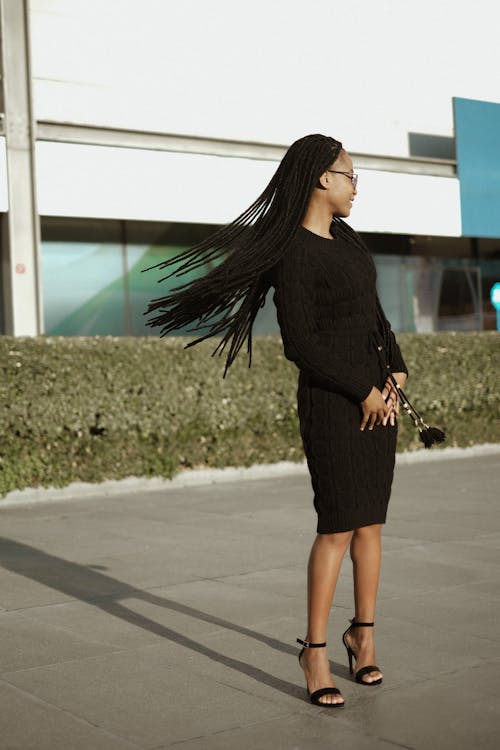 Photo of Woman wearing Black Dress