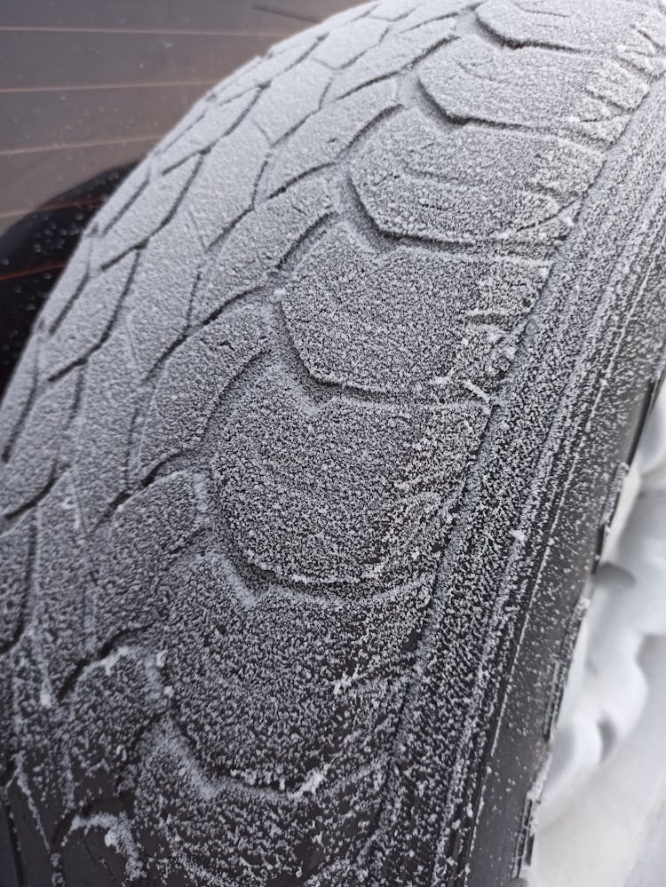 Close-up Of A Dirty Tire 