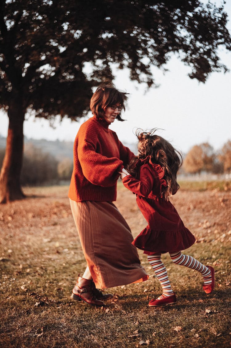 Mother Playing With Daughter