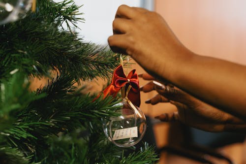 Foto profissional grátis de árvore de Natal, atmosfera de natal, bola de Natal