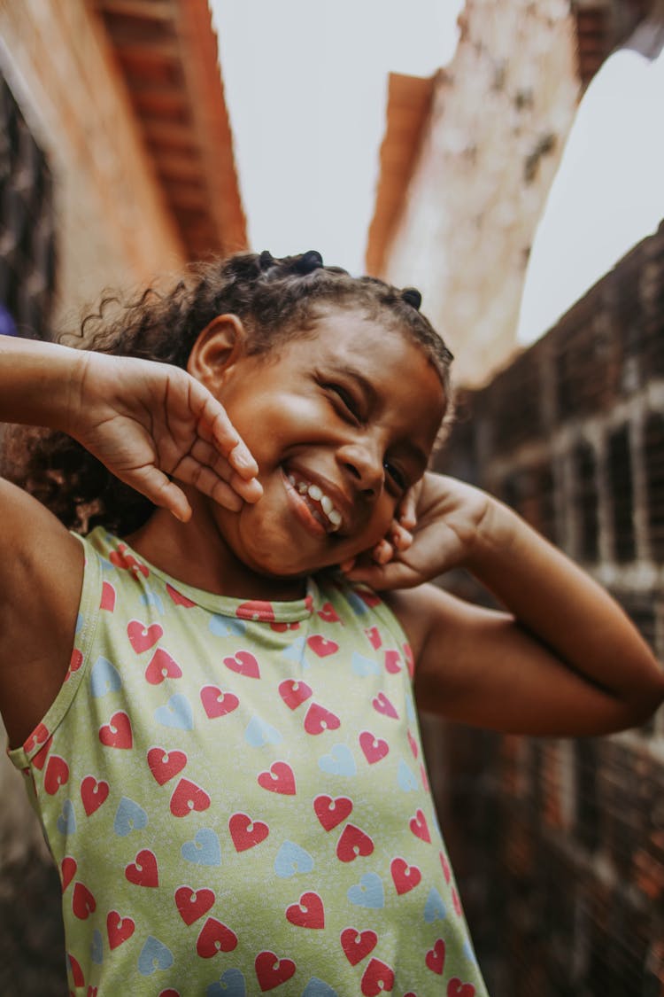 Face Of Smiling Girl