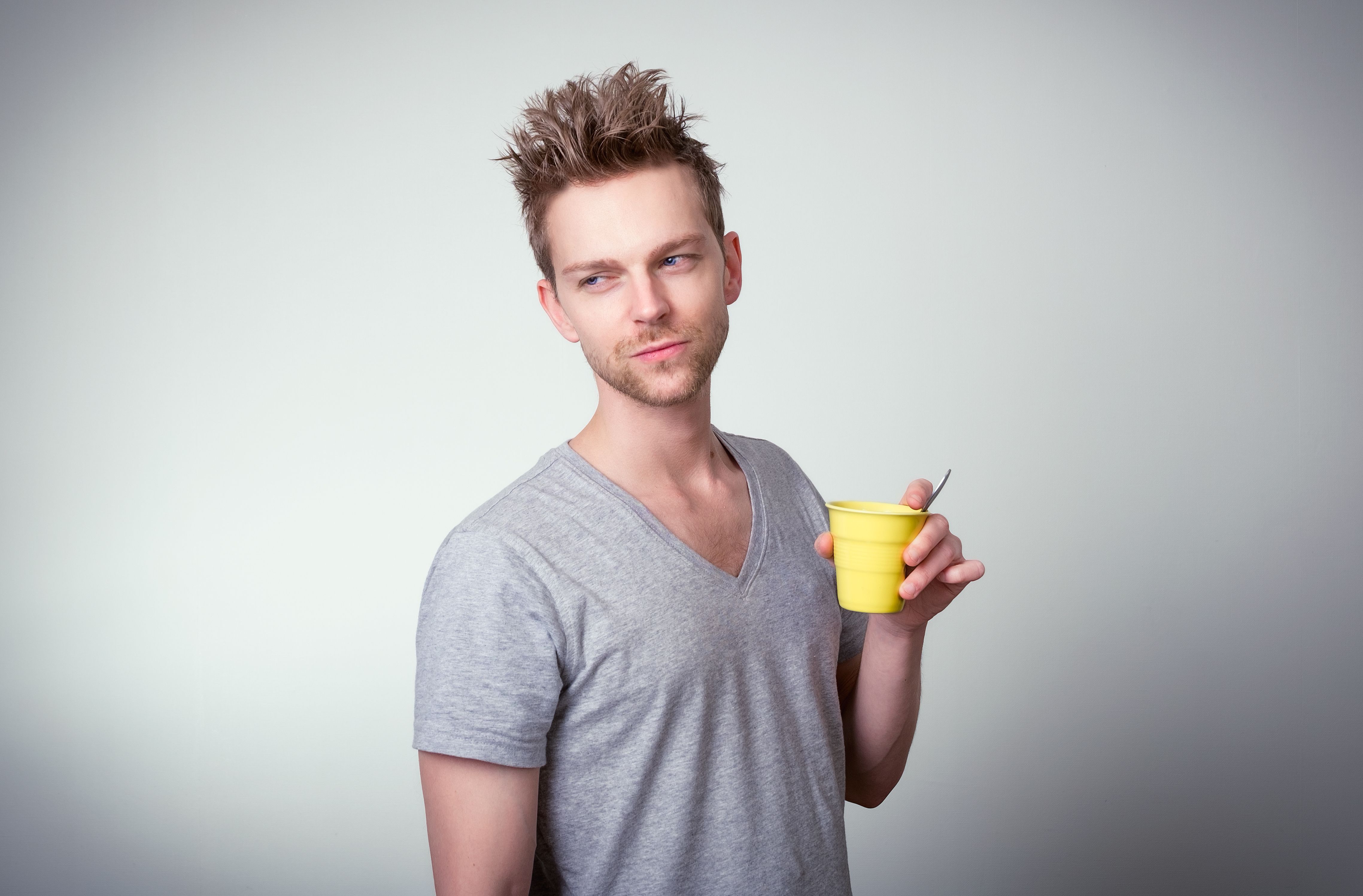 a reversible faux hawk