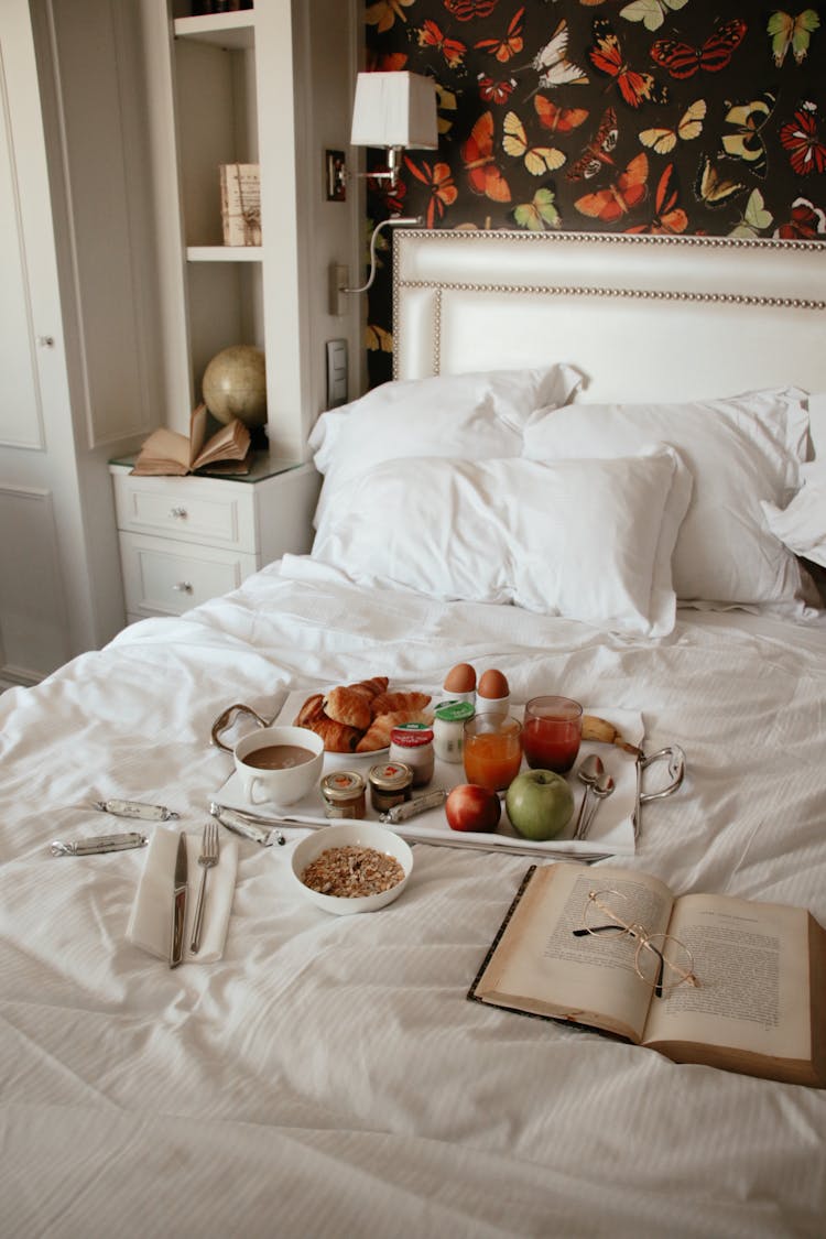 Delicious Breakfast On Bed