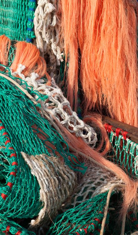 Fishnets in Close Up Shot · Free Stock Photo
