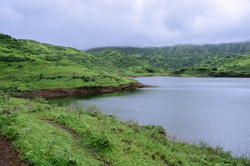 Základová fotografie zdarma na téma hory, modré jezero, stromy