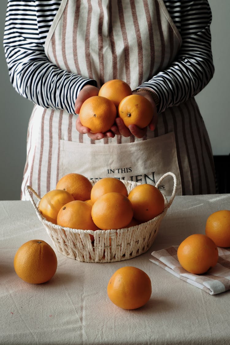 Oranges On Table