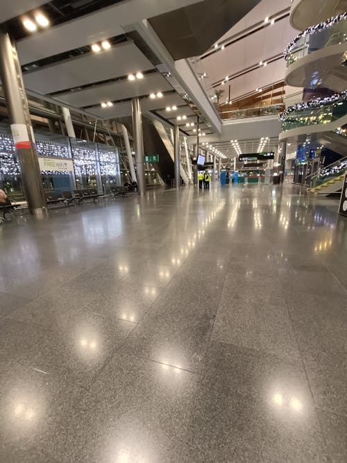 Free stock photo of air travel, airport terminal, bright lights