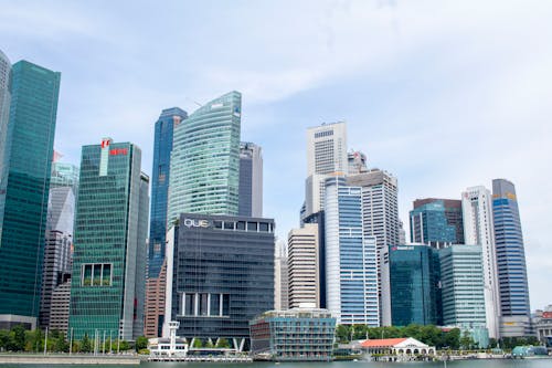 City Buildings Under Blue Sky