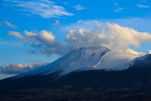 Kostnadsfri bild av bakgrund, berg asama, blå himmel