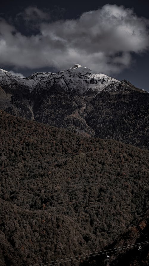 Aerial Photography of Mountains under the Sky