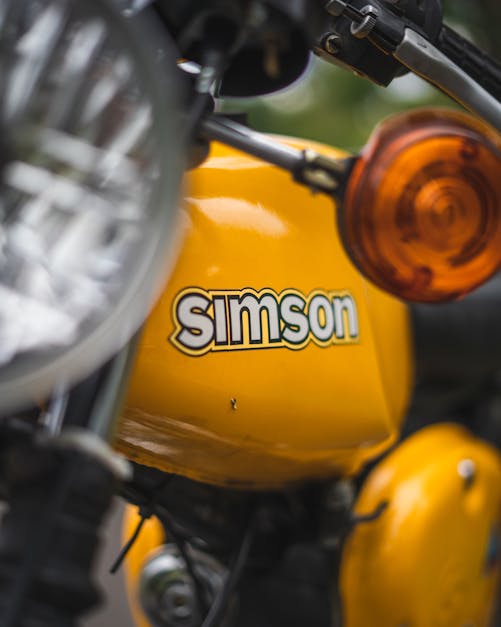 Simson Logo on Motorbike · Free Stock Photo