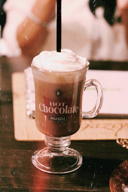 Clear Glass Mug on Brown Wooden Surface