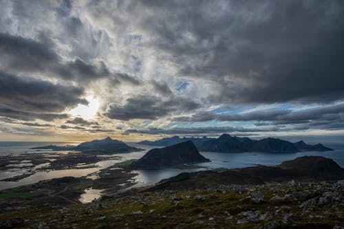 Cloudy Sky above Sea Shore