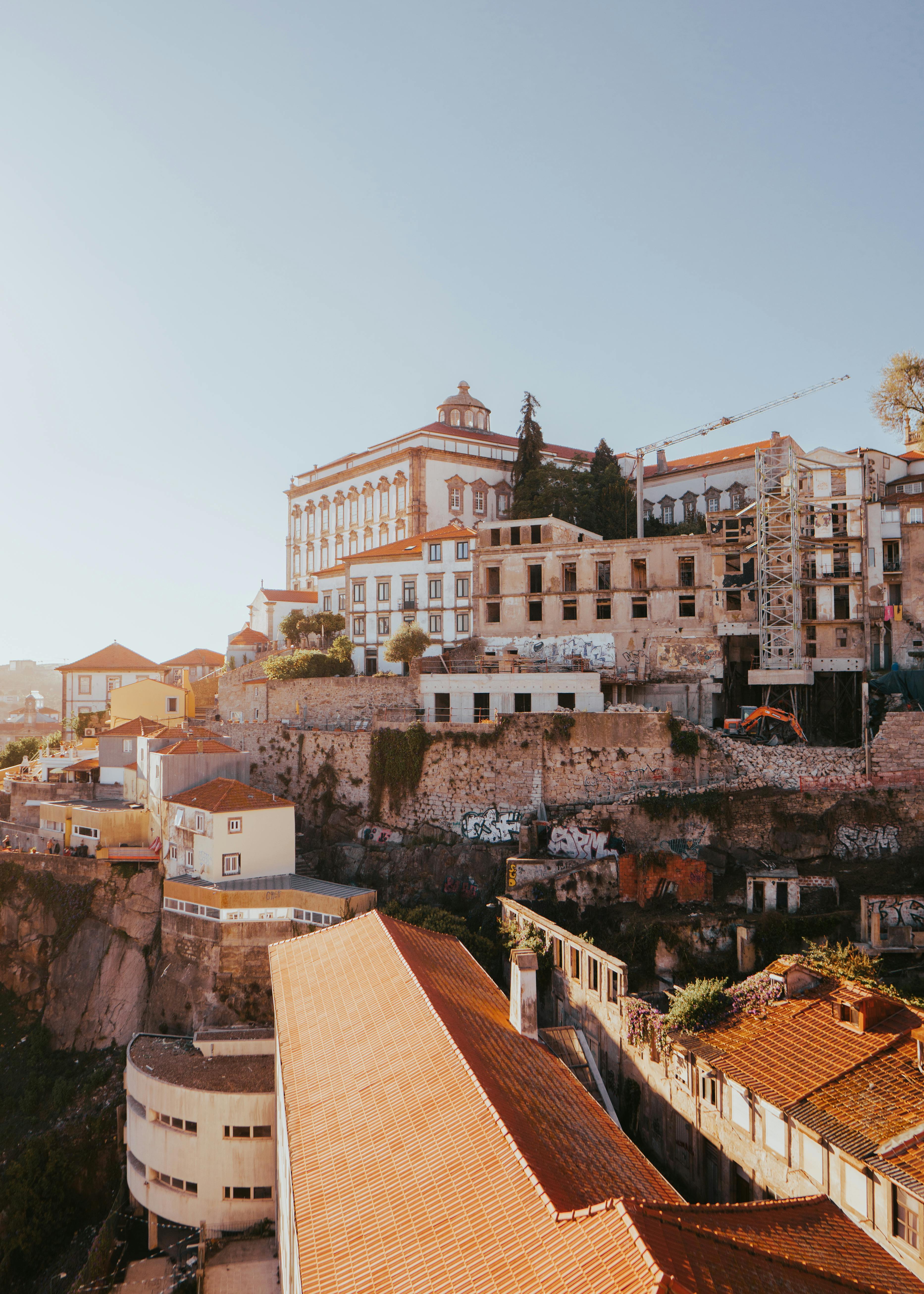 Explore the stunning hilltop architecture and rich heritage of Porto, Portugal's cityscape.
