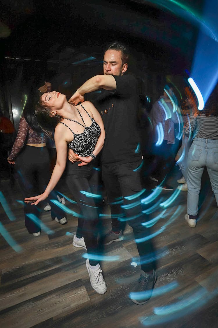 Couple Dancing In Club