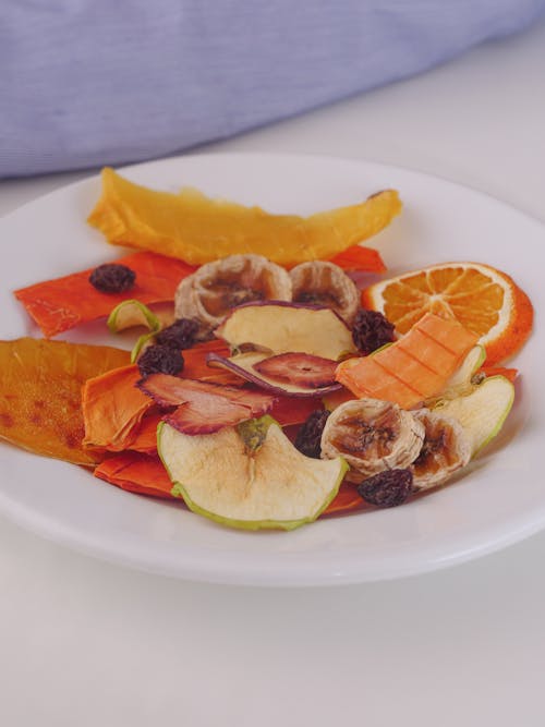 Dry Fruit Slices on Plate