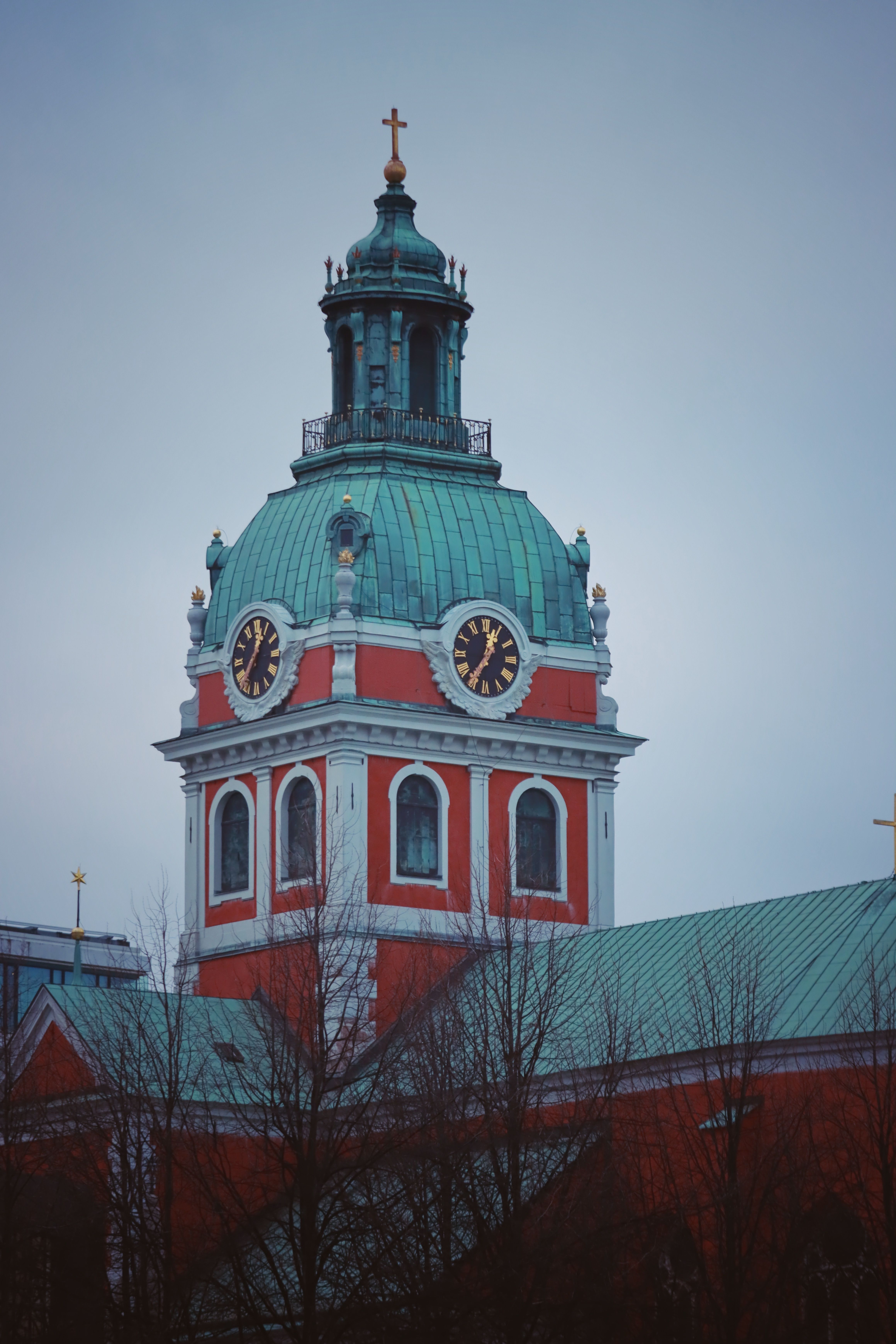 History Building Tower Old Historic Building Tower on Blue Sky · Free Stock Photo