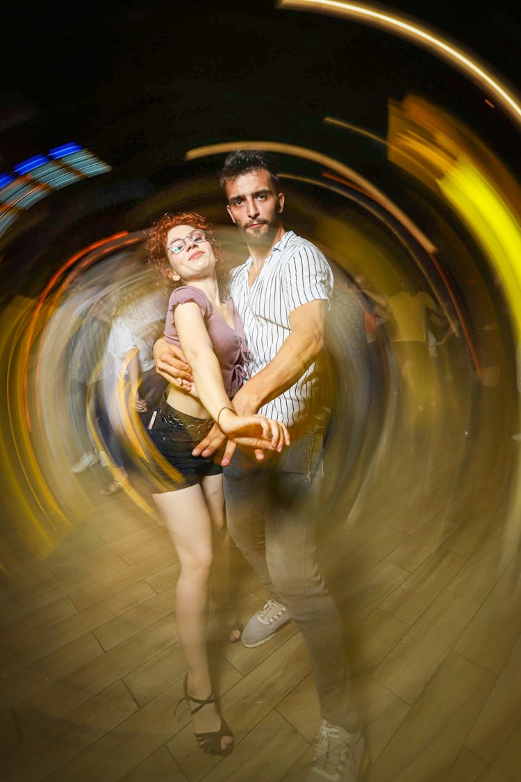 Couple Dancing In Club