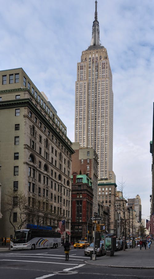 Imagine de stoc gratuită din călătorie, Empire State Building, fotografiere verticală