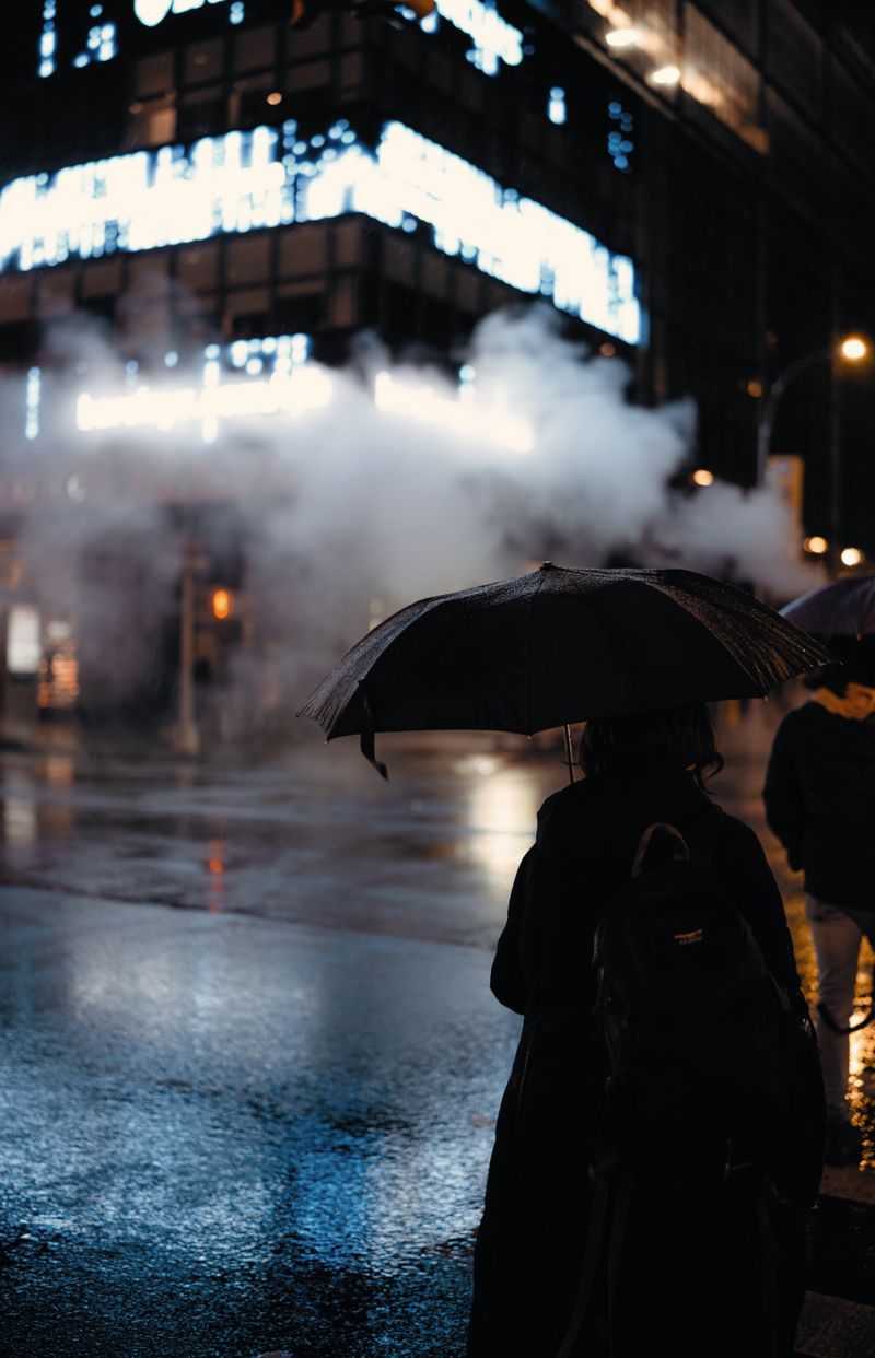 Color grading a street walk
