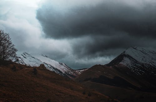 ドローン撮影, 地形, 山岳の無料の写真素材