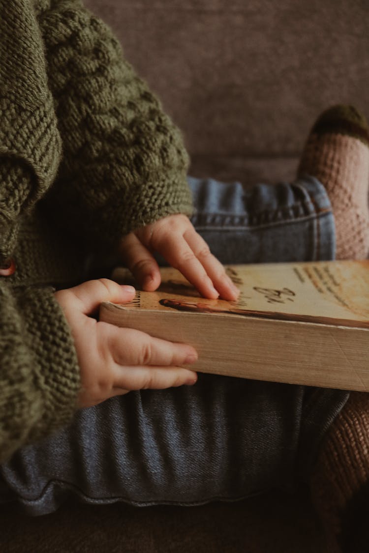 Kid Holding Book