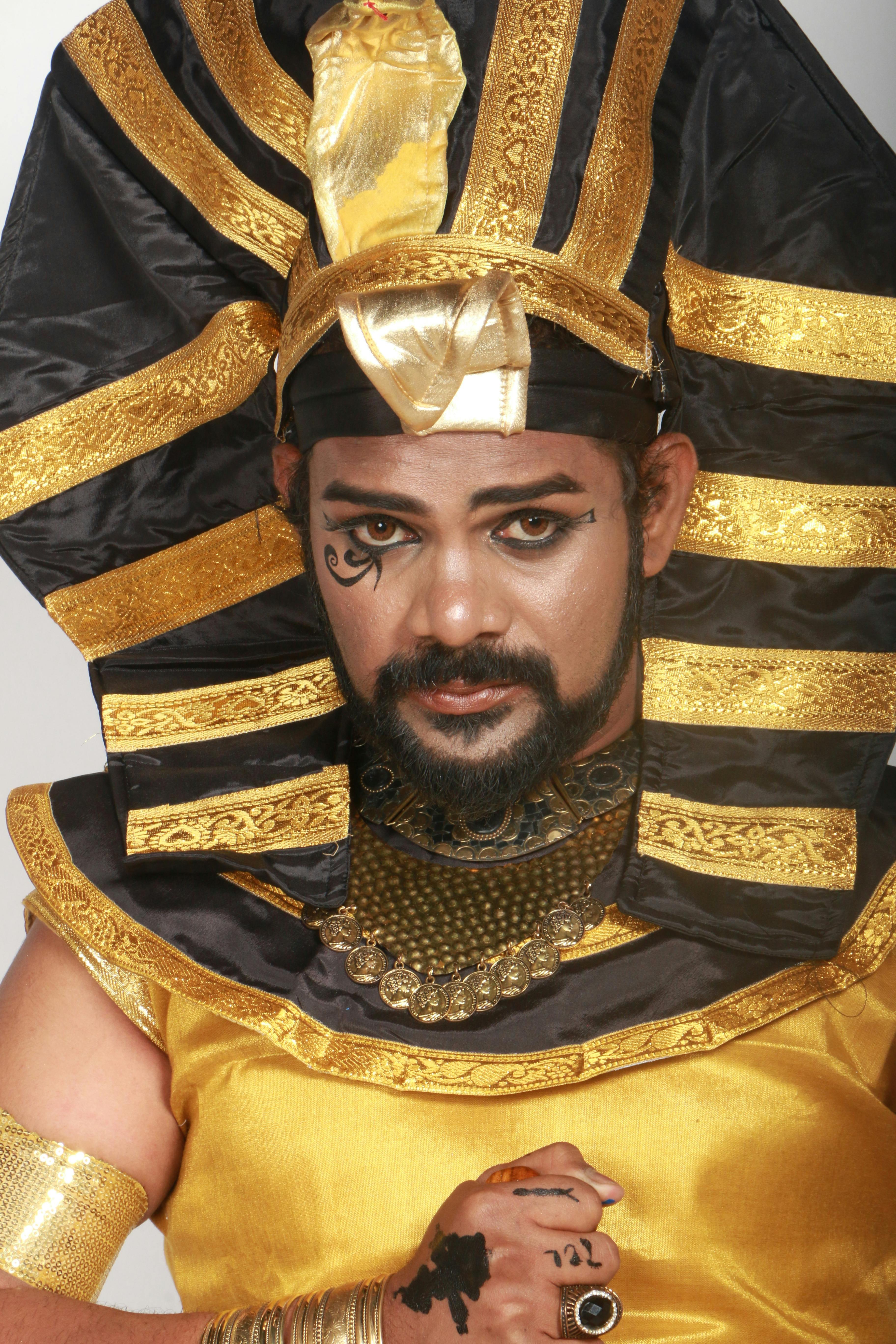 Man in Pharaoh Costume · Free Stock Photo, image size:3648x5472